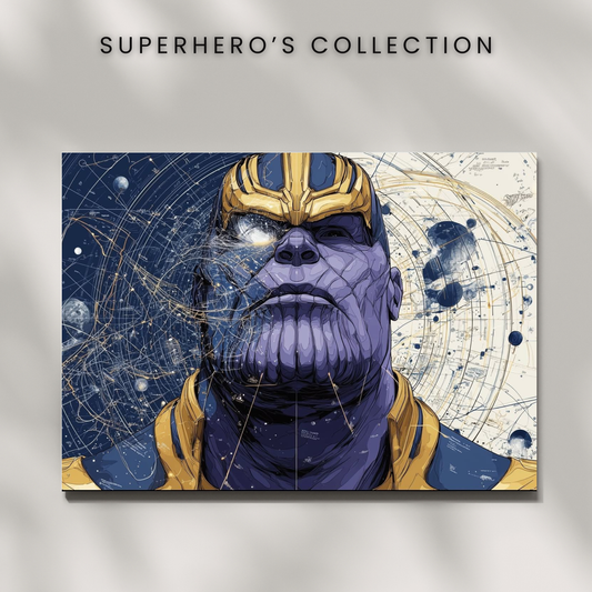 Thanos Mechanical Poster | (MCU / Marvel Comics) | SUPERHERO'S COLLECTION