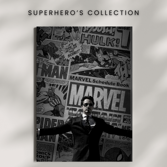 RDJ Signature Pose Poster | (MCU / Marvel Comics) | SUPERHERO'S COLLECTION