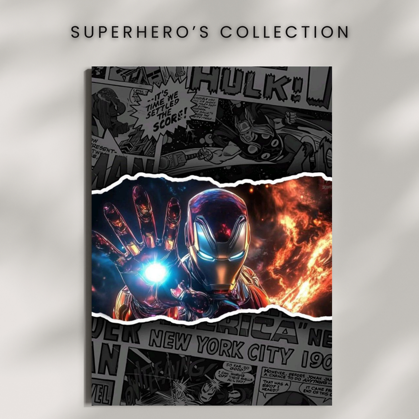 Ironman Tearup Poster | (MCU / Marvel Comics) | SUPERHERO'S COLLECTION
